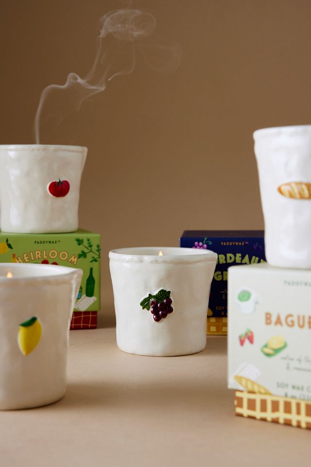 Paddywax Bistro Bordeaux Grape Ceramic Candle #2