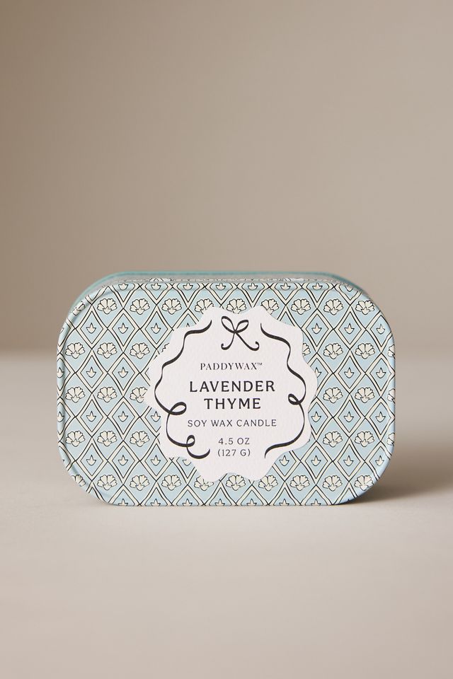 Vela de Lata Paddywax Cherie Lavanda Tomillo #1