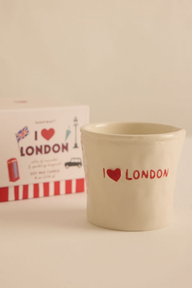 Bougie en céramique Bistro I Heart London Paddywax #1