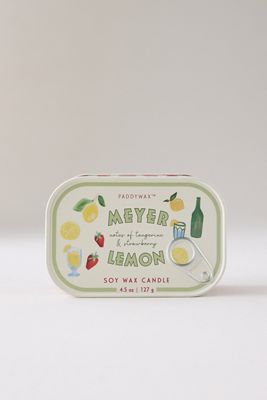 Bougie en boîte Paddywax Bistro citron Meyer