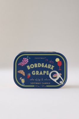 Paddywax Bistro Bordeaux Grape Tin Candle