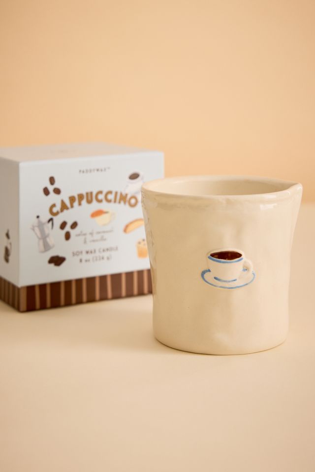 Candela in Ceramica Paddywax Bistro Cioccolato e Ciliegia Cappuccino #1