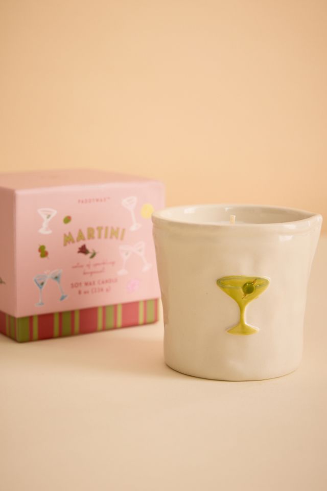 Paddywax Bistro Zitronen- & Veilchen-Martini-Keramikkerze #1
