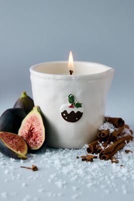 Paddywax Bistro Christmas Pudding Ceramic Candle