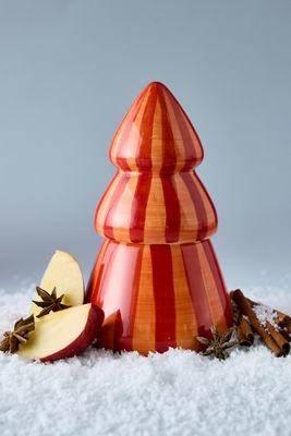 Vela de Árbol de Navidad de Cerámica Cabana Manzana Especiada Paddywax