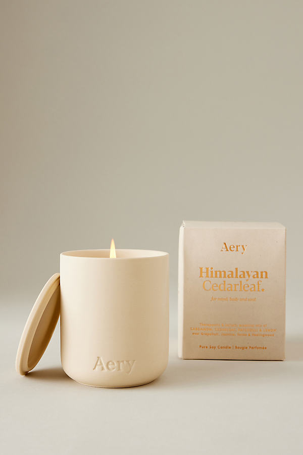 Aery Himalayan Cedarleaf Clay Candle