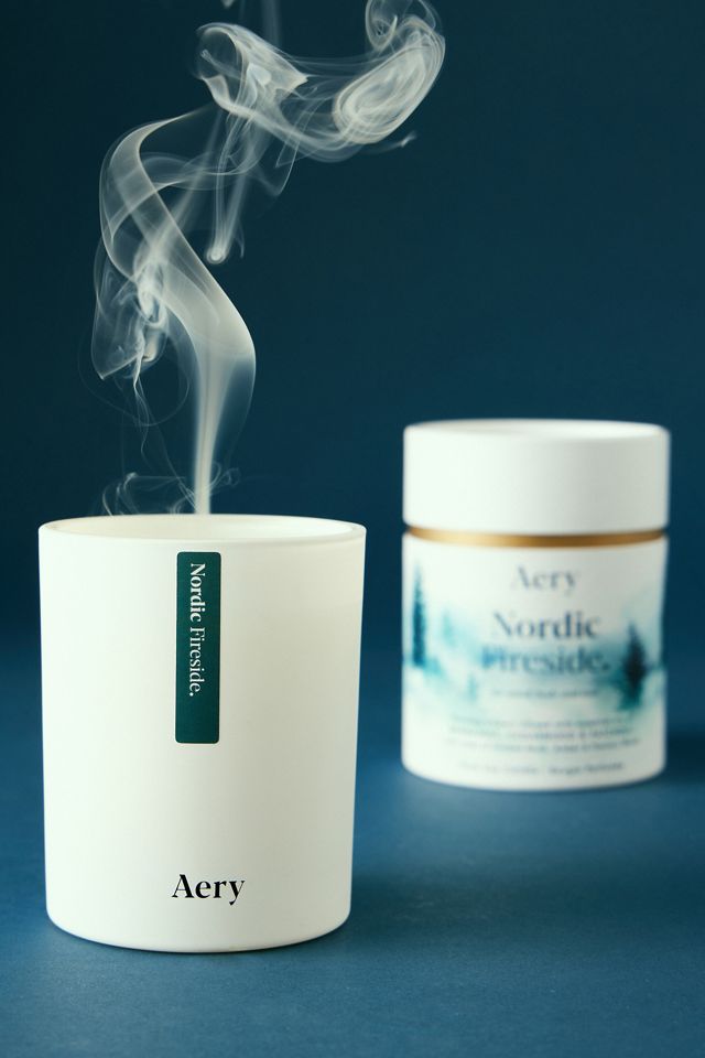 Bougie Aery Nordic Fireside en boîte #1