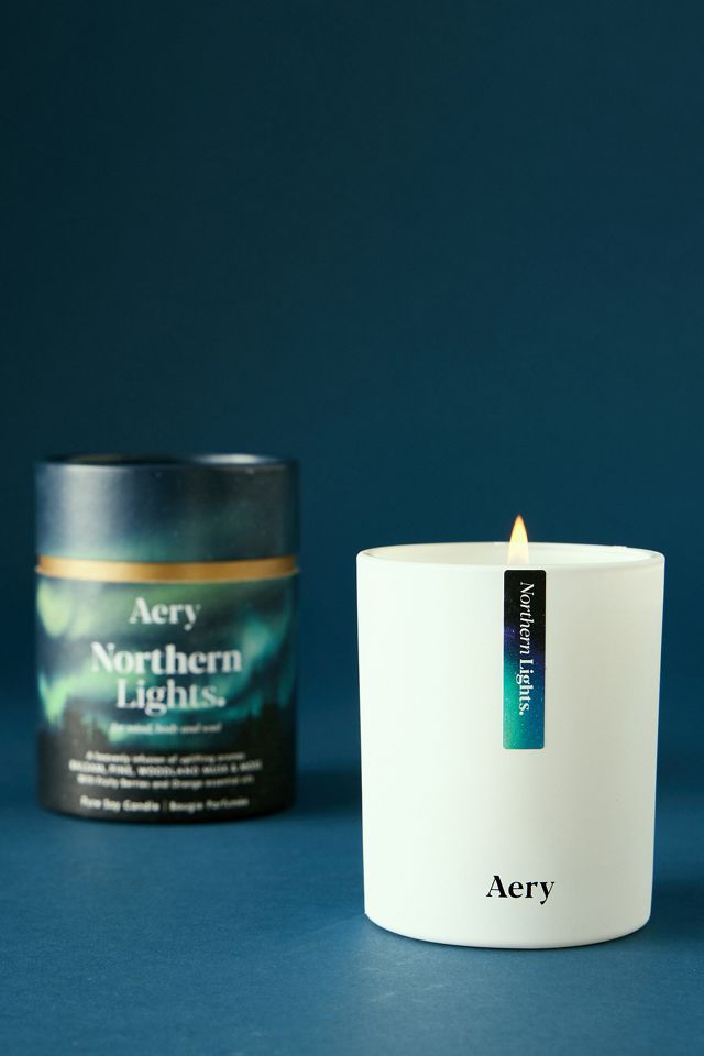 Aery Northern Lights Boxed Glass Candle