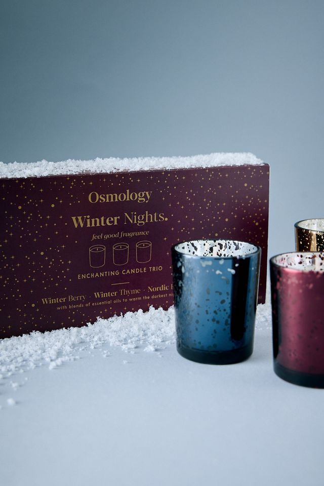 Osmology Winter Nights Candle Trio Gift Set #1