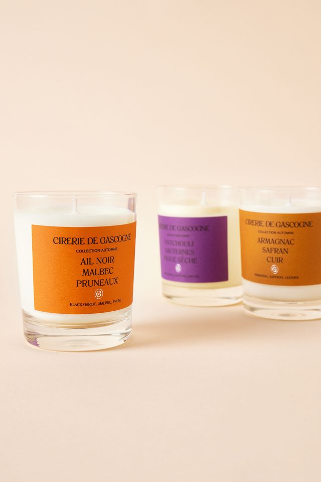 Cirerie de Gascogne Candela di vetro all'aglio nero #1