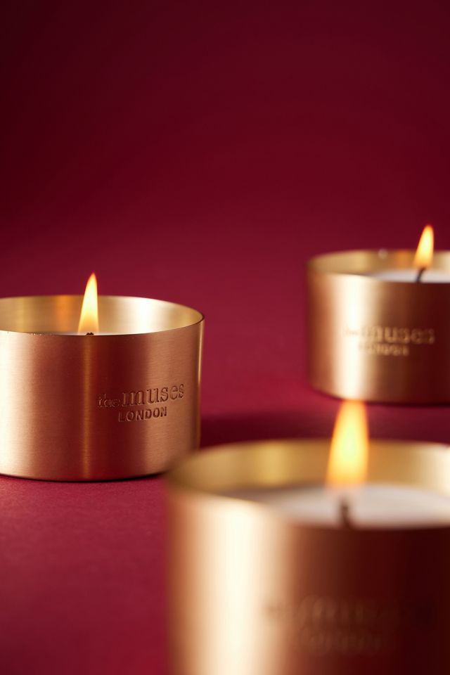 The Muses Unplug Brass Candle, Small #2