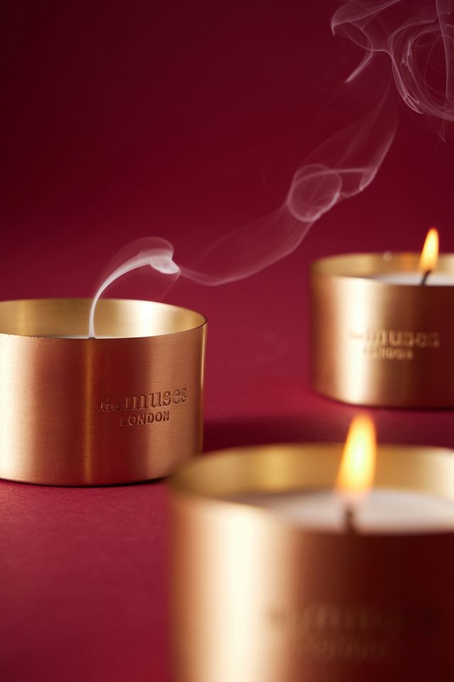 The Muses Unplug Brass Candle, Small #3