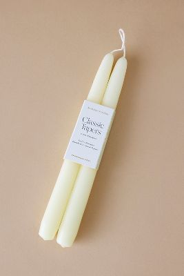 BY ANTHROPOLOGIE BY ANTHROPOLOGIE TAPER CANDLES, SET OF 2 