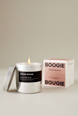 Boogie Bougie Damask Rose & Oud Metal Candle