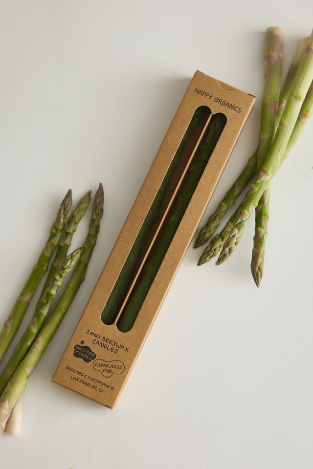 Happy Organics Candela a Cono Asparago, Set di 2 #1