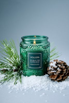 Candela in barattolo Voluspa Noble Fir Garland