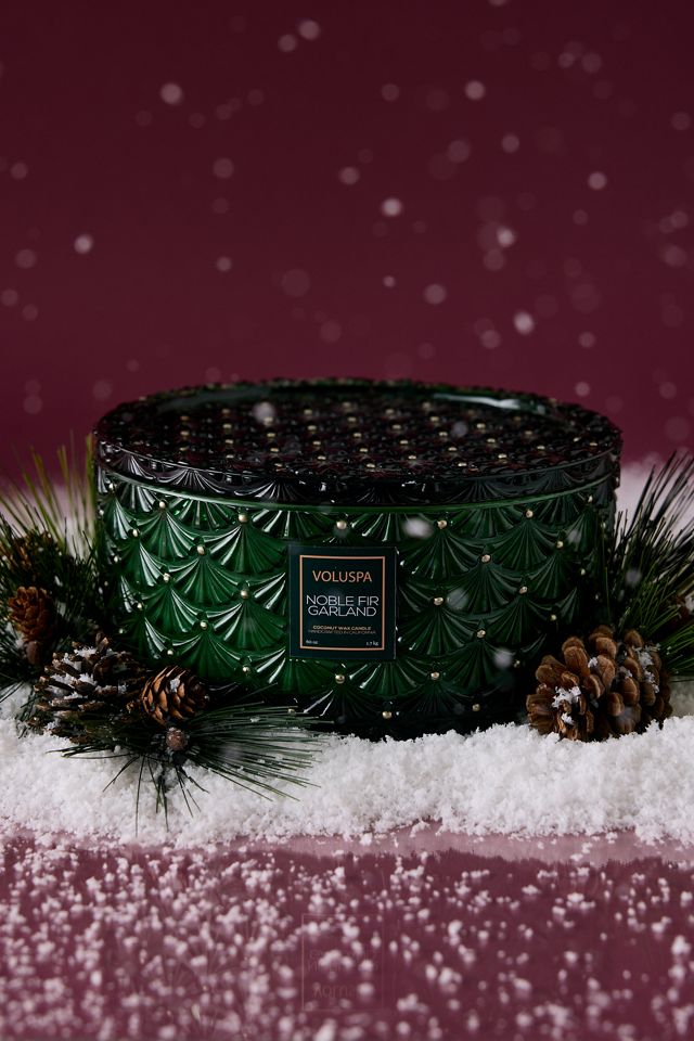 Candela in Vetro Voluspa Noble Fir Garland #1
