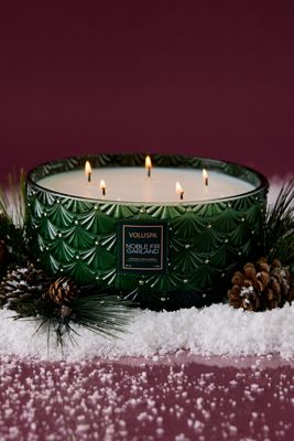 Vela de Vidrio Voluspa Noble Fir Garland