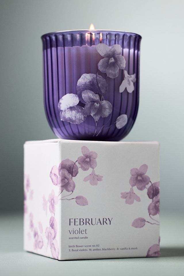 Birth Month Flower Boxed Candle #1