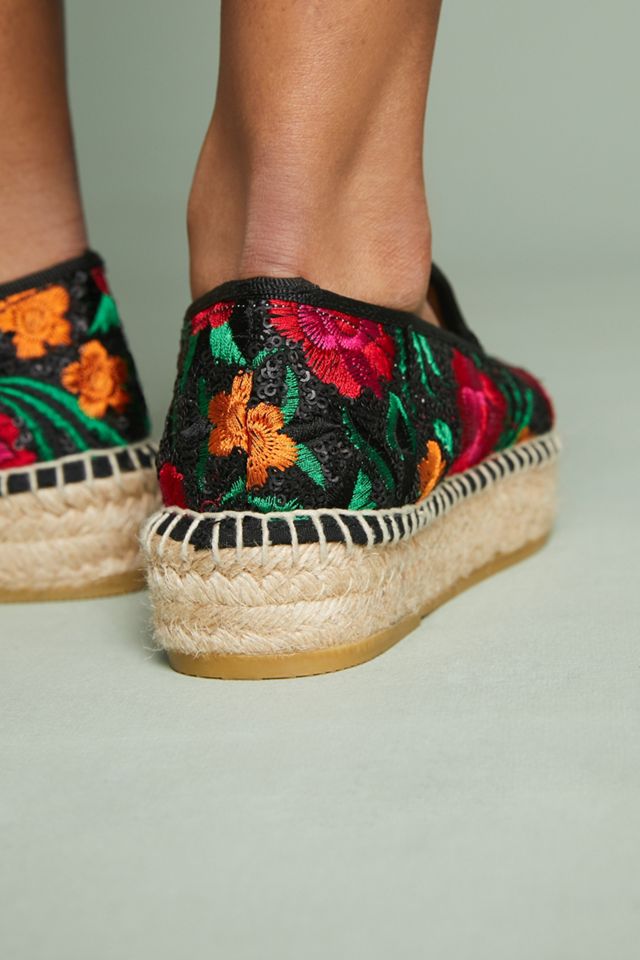 Anthropologie Floral Espadrilles #2