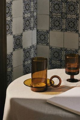 Portavelas de Vidrio Luce Ferm Living