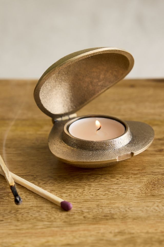 Ferm Living Clam Brass Candle Holder #1