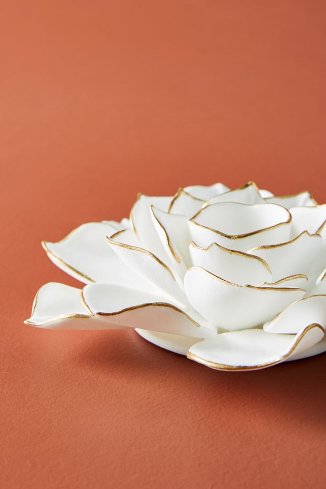 Porcelain Succulent Taper Holder #2