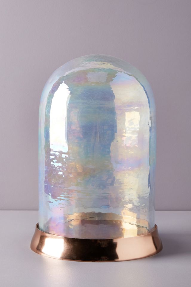 Iridescent Glass Cloche