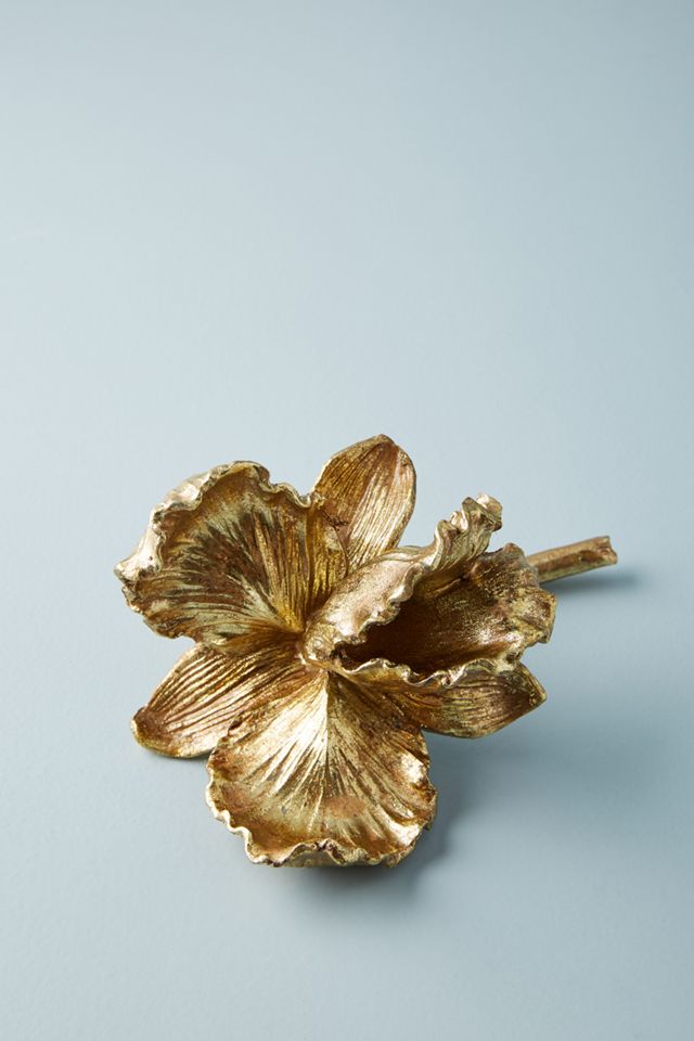 Gilded Bloom Decorative Object #1