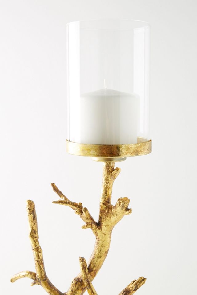 Golden Branch Pillar Holder #2