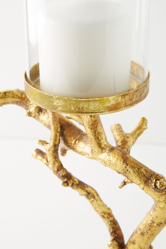 Golden Branch Pillar Holder #4