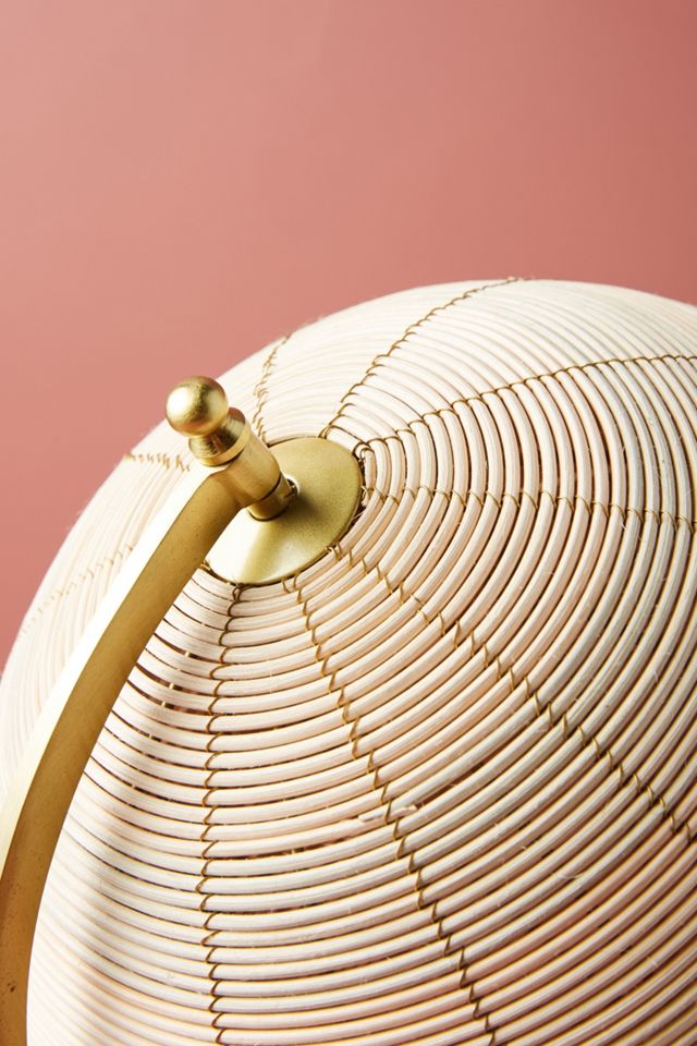 Rattan Globe Decorative Object #1