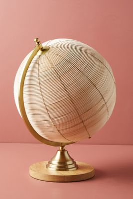Rattan Globe Decorative Object