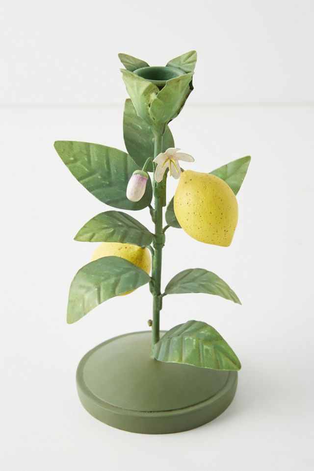 Lemon Taper Candlestick #3