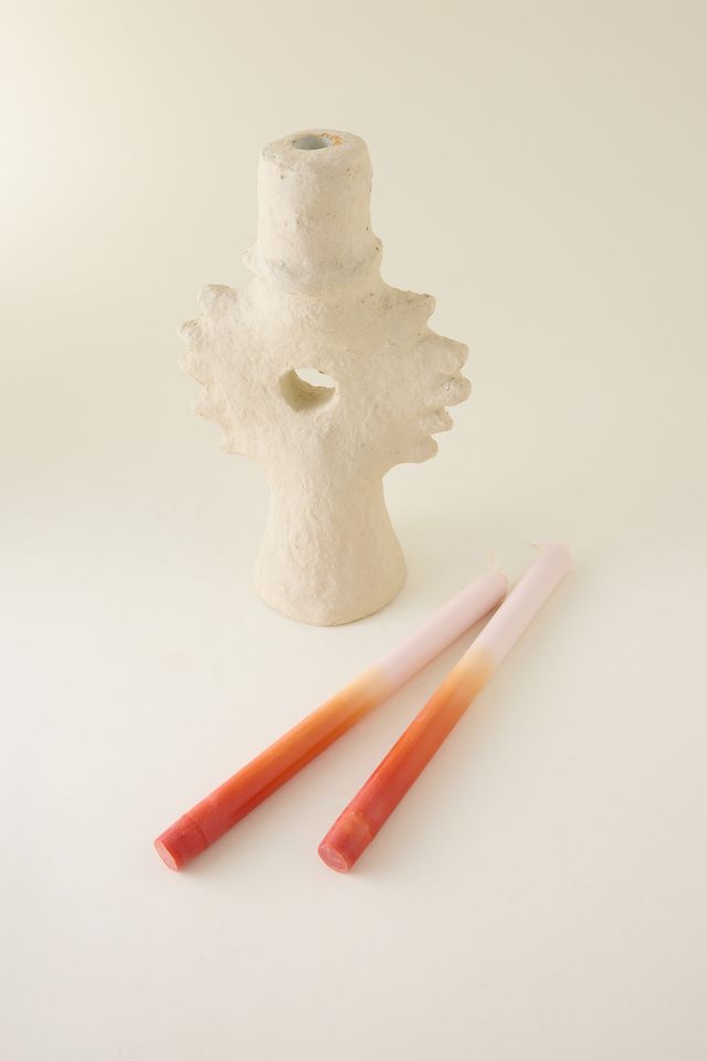 Portavelas Cónico de Papel Maché #3