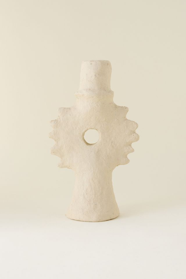 Portavelas Cónico de Papel Maché #1