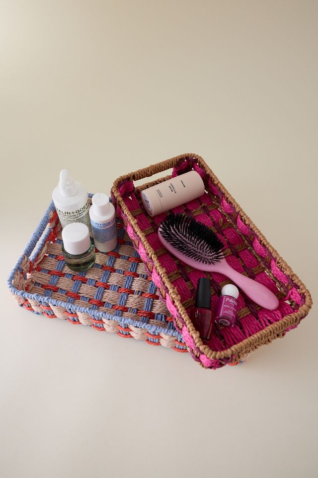 Gewebtes Papier Tablett, 2er Set #2