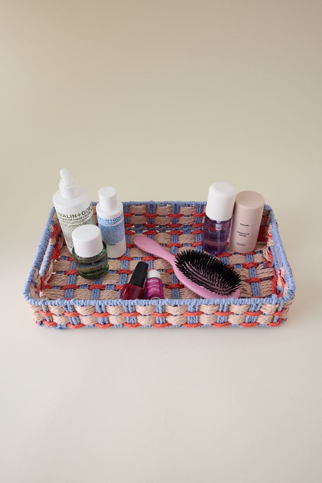 Gewebtes Papier Tablett, 2er Set #1