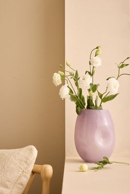 Lilac Glass Vase