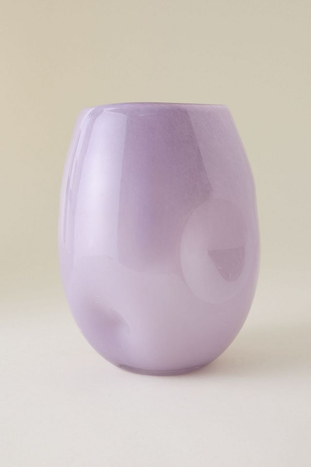 Vase en verre lilas #1
