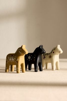 Siffer Horse Candle Holders, Set of 3