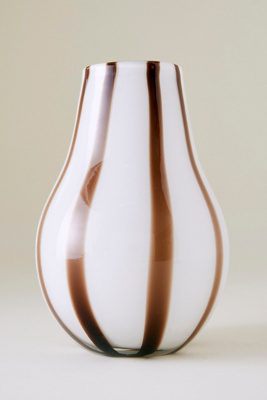 Vase Ada Stripe en Beige chez Anthropologie - Broste Copenhagen - Modalova