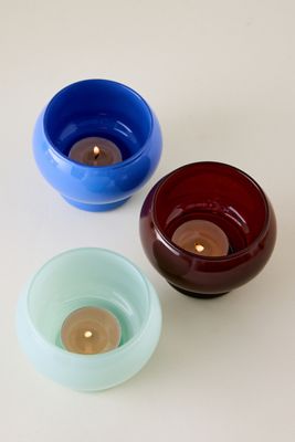 Broste Copenhagen Portacandele in Agata, Set di 3