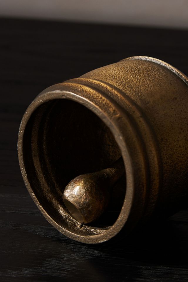 Amber Lewis for Anthropologie Decorative Brass Cowbell #2