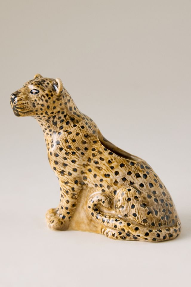 Jarrón de Brote de Leopardo Quail Ceramics #1