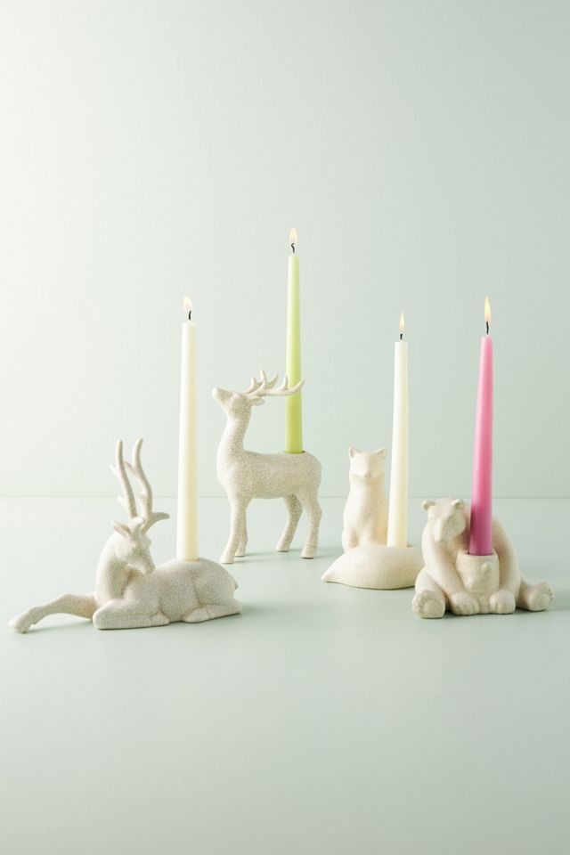 Arctic Woodland Taper Candle Holder Anthropologie