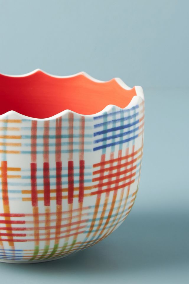 Ginny Gingham Plant Pot #6