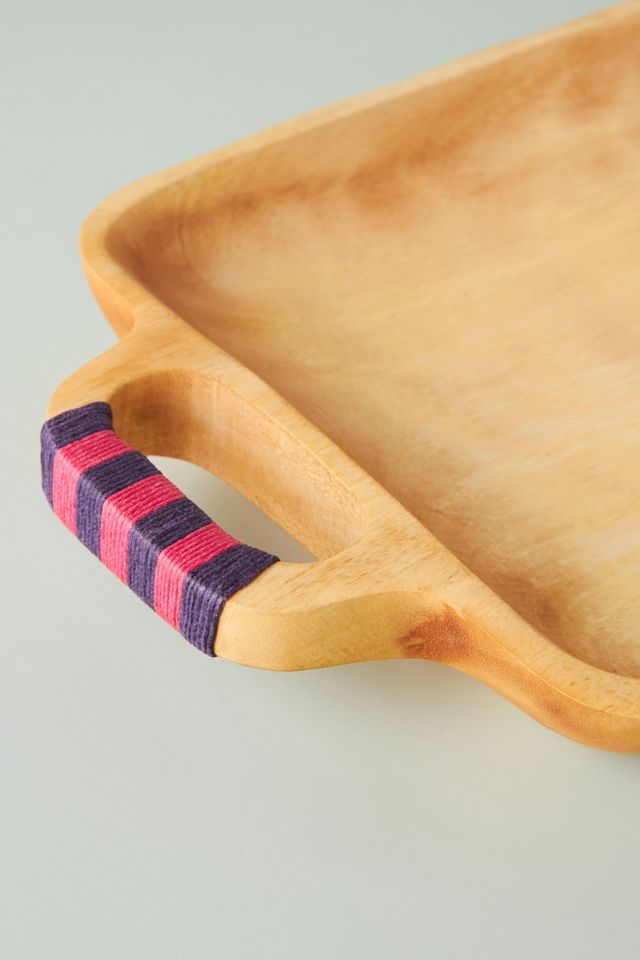 Handcarved Amai Decorative Tray #1