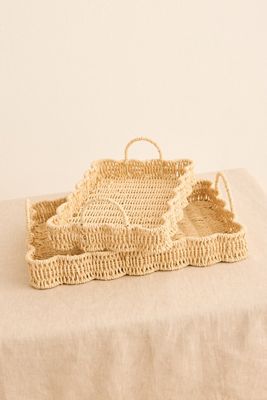 Vassoio Ondulato Intrecciato