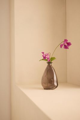 Glasvase für Knospen